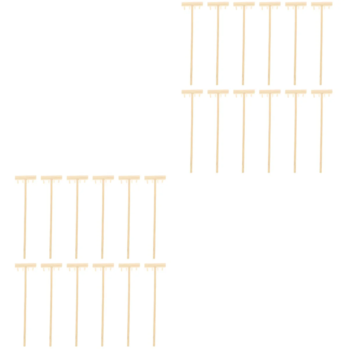 

24 Pcs Sand Rake Miniature Garden Decoration Zen Outdoor Toy Bamboo Desktop Tool Toys