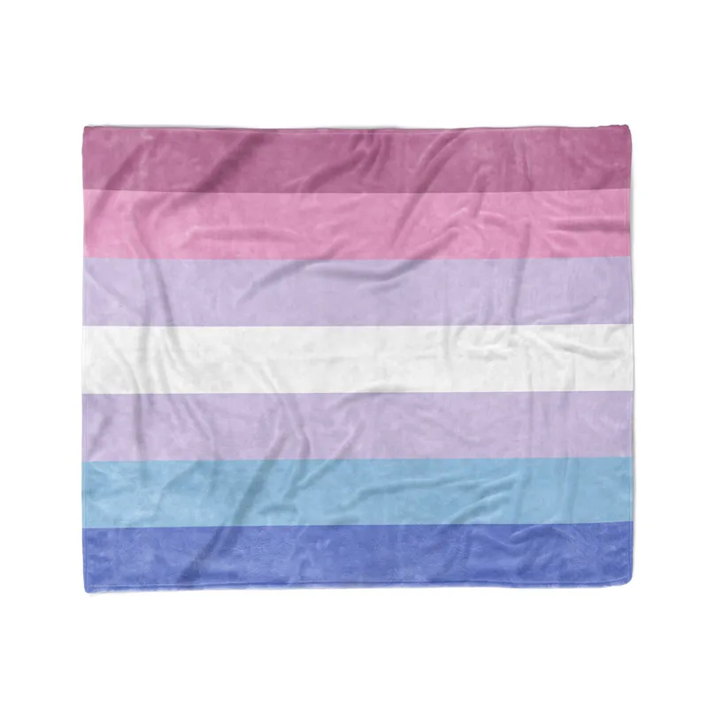 

Aertemisi Bigender Pride Flag Pet Blanket for Small Medium Large Dog Cat Puppy Kitten Couch Sofa Bed
