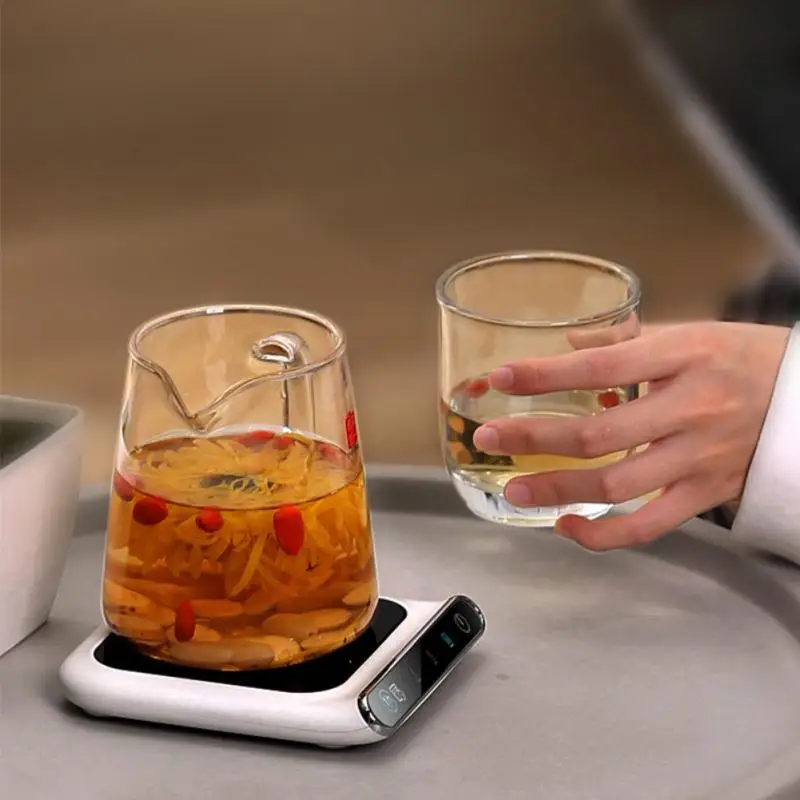 

Mini Heating Coasters USB Charging Warmer Heat Base Adjustment Constant Temperature Mug Mat Keep Drink Warm Heater