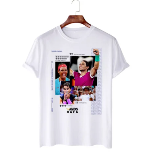 

Rafael Nadal Australian Open 2022 T-shirt NEW Cotton T shirt cotton T shirt