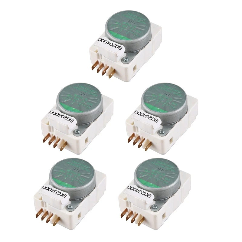 

5X Mechanical Defrosting Timer For Refrigerator Parts TMDF704ED1 Refrigerator Defrosting Timer