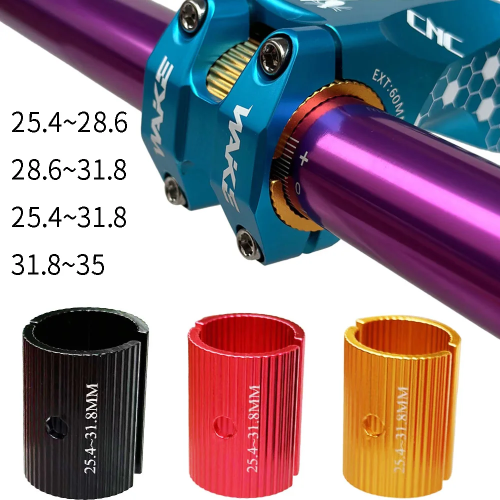 

Bicycle Handlebar Shim Aperture Adjust Adapter Washer Bike Fork Stem Spacers Reducer 25.4-28.6MM/28.6-31.8/25.4-31.8MM/31.8-35MM