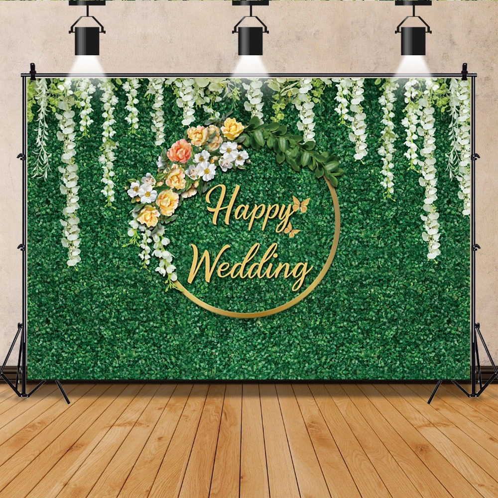 

Трава фон День рождения Свадьба Баннер стена зеленые листья фотография декор для детского душа растения фотосессия студия реквизит