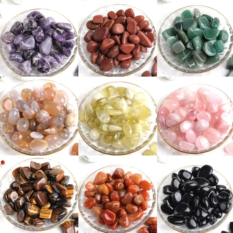 

1PC Natural Crystal Amethyst Rose Quartz Gravel Irregular Polishing Minerals Specimen Reiki Healing Stone Aquarium Home Decor