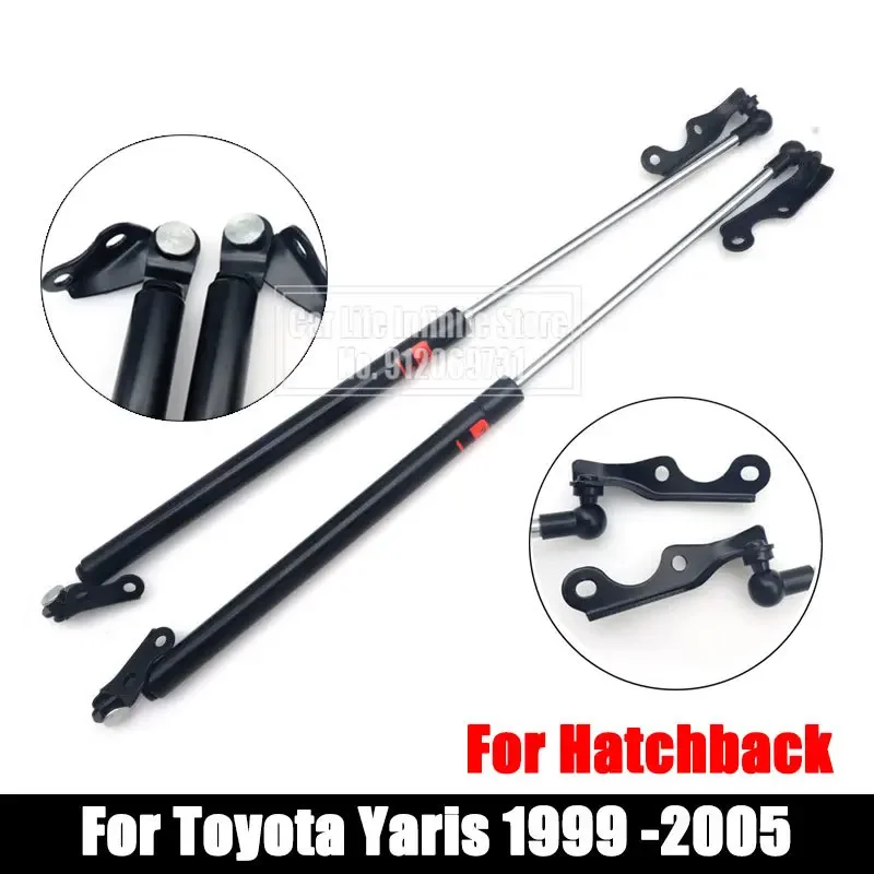 

2 шт. задний багажник, задняя дверь багажника, газовые стойки, подъемные опоры 6896059025 6896059026 Для хэтчбека Toyota Yaris 1999 2000 2001-2005 гг.