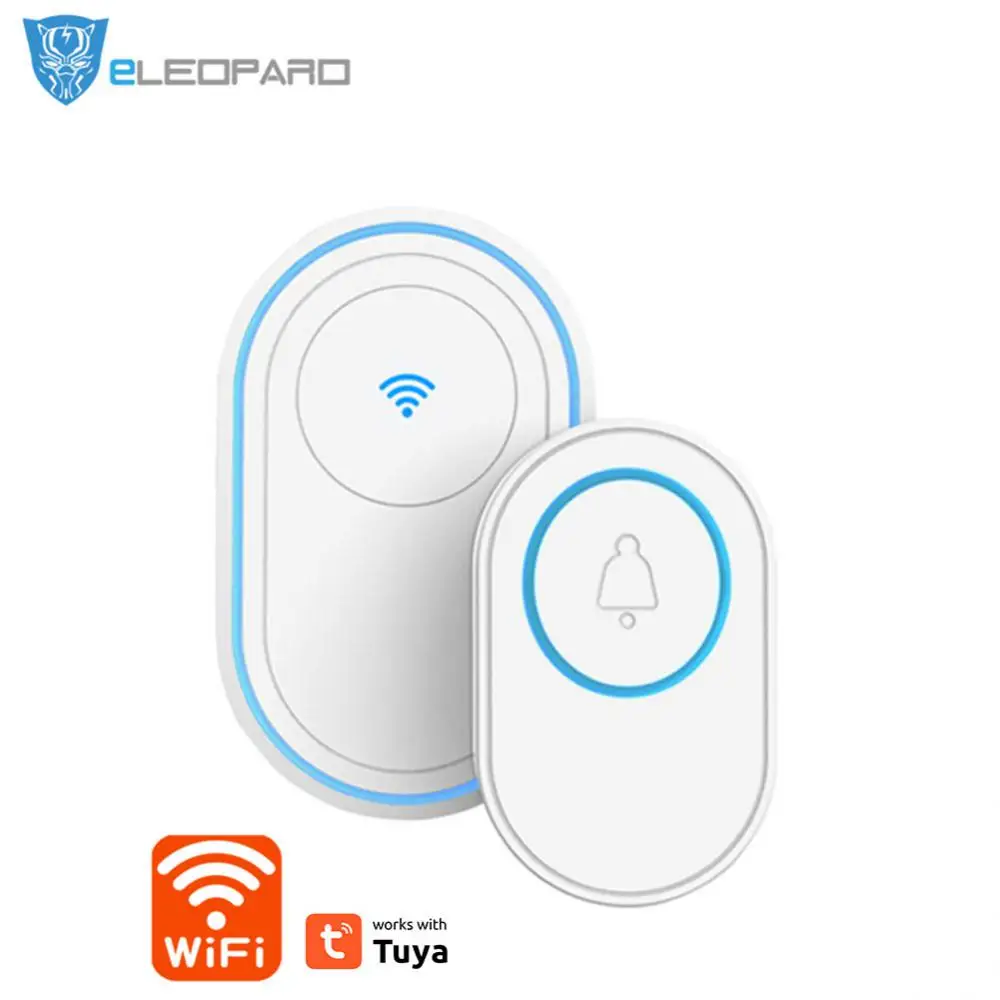 Дверной звонок Tuya мини-беспроводная интеллектуальная кнопка вилка европейского