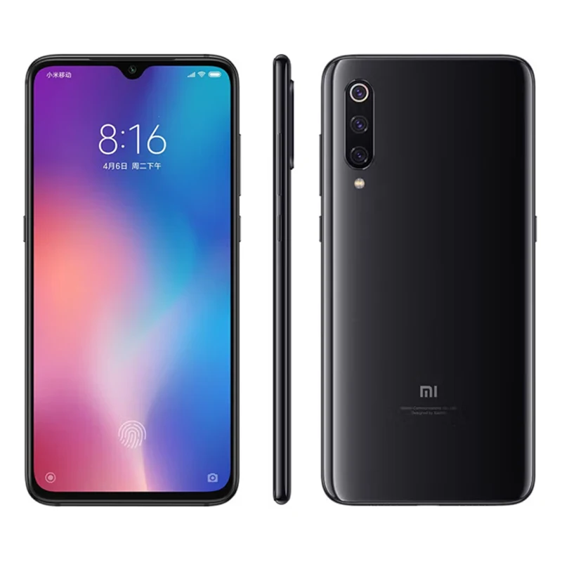 Xiaomi 9 Memory Smart Phone AMOLED 6.39 inch Display Snapdragon 855 3300mAh Battery Global Version