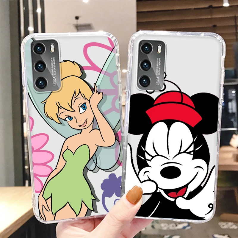 

Disney Peter Pan Transparent Phone Case For Huawei P50 P40 P30 P20 Lite P Smart Z Pro Plus 2019 2021
