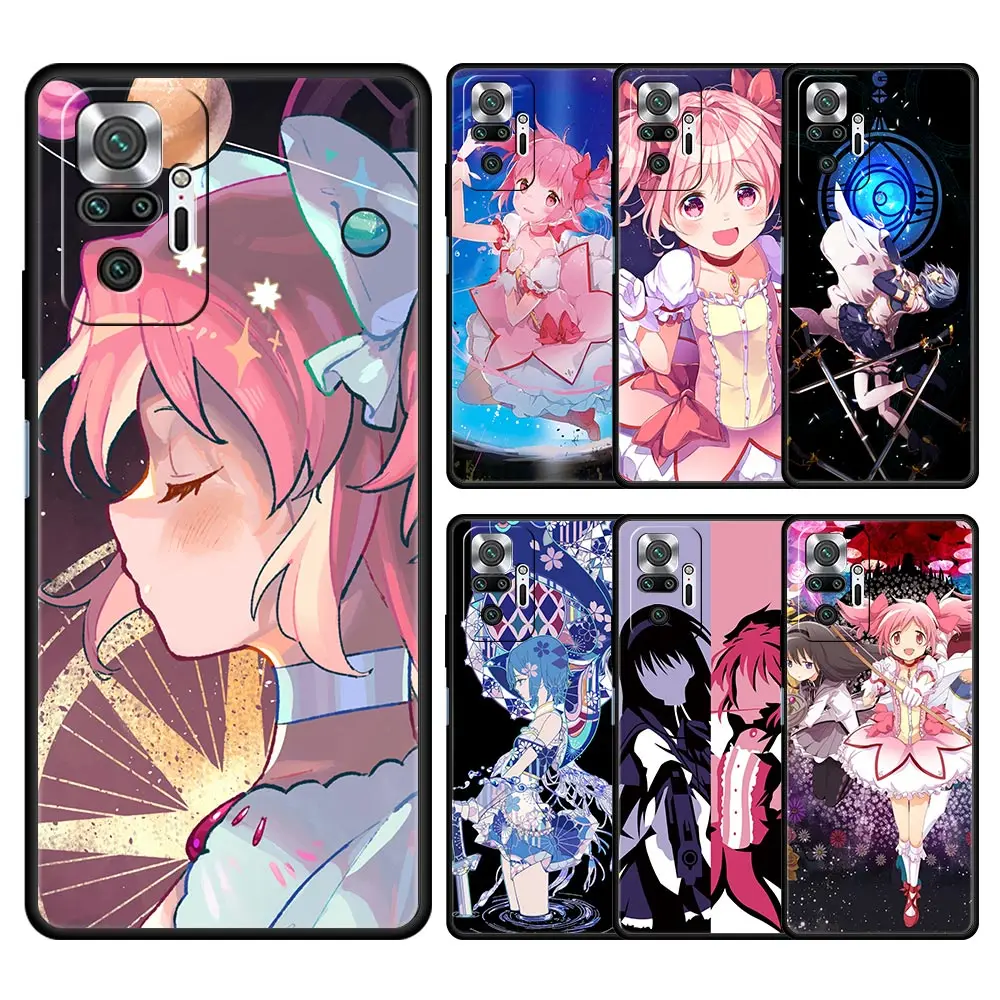 

Милый чехол для телефона с аниме Puella Magi Madoka Magica для Xiaomi Redmi Note 11 10 Pro 9S 9 8 7 9T 8T 9C 9A 8A 11T 5G 10S K50 K40, чехол