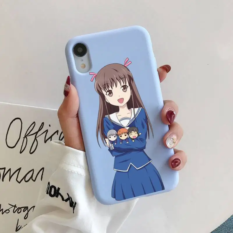 

Fruits Basket Kyo Sohma Phone Case Soft Solid Color for iPhone 11 12 13 mini pro XS MAX 8 7 6 6S Plus X XR