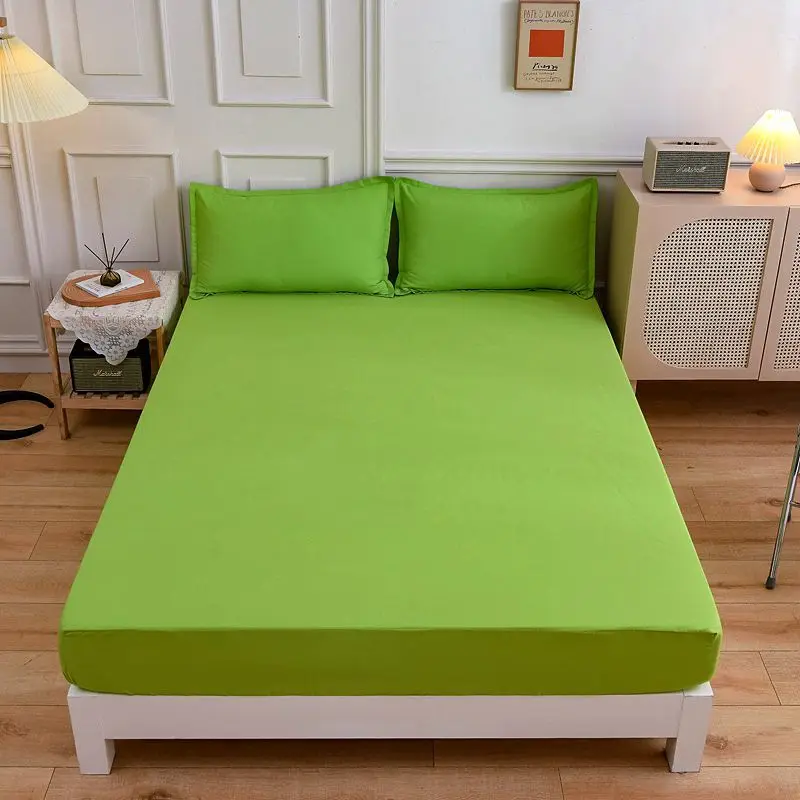 

2022 New Single Bed Pillowcase Simple Solid Color Brushed Single Bed Bedding Home Furnishing
