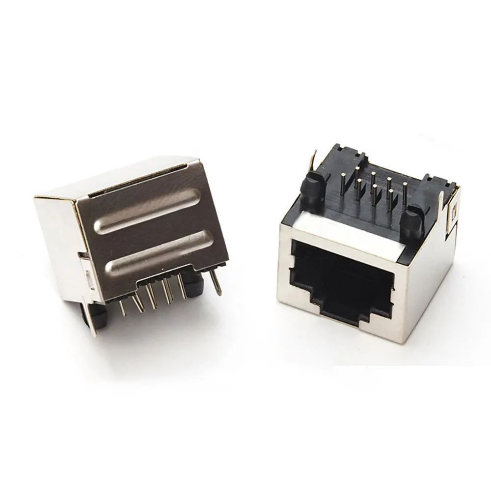 Сетевой Ethernet гнездовой разъем YUXI RJ45 8P8C 10P8C светильник кой