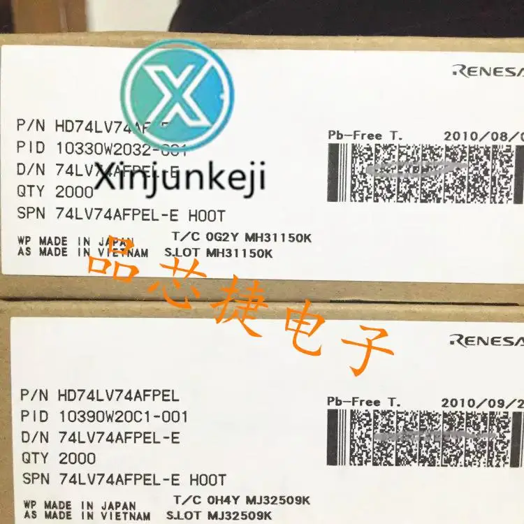 

10 шт. Оригинальный Новый HD74LV74AFPEL 74LV74A Шелковый экран LV74A SOP14