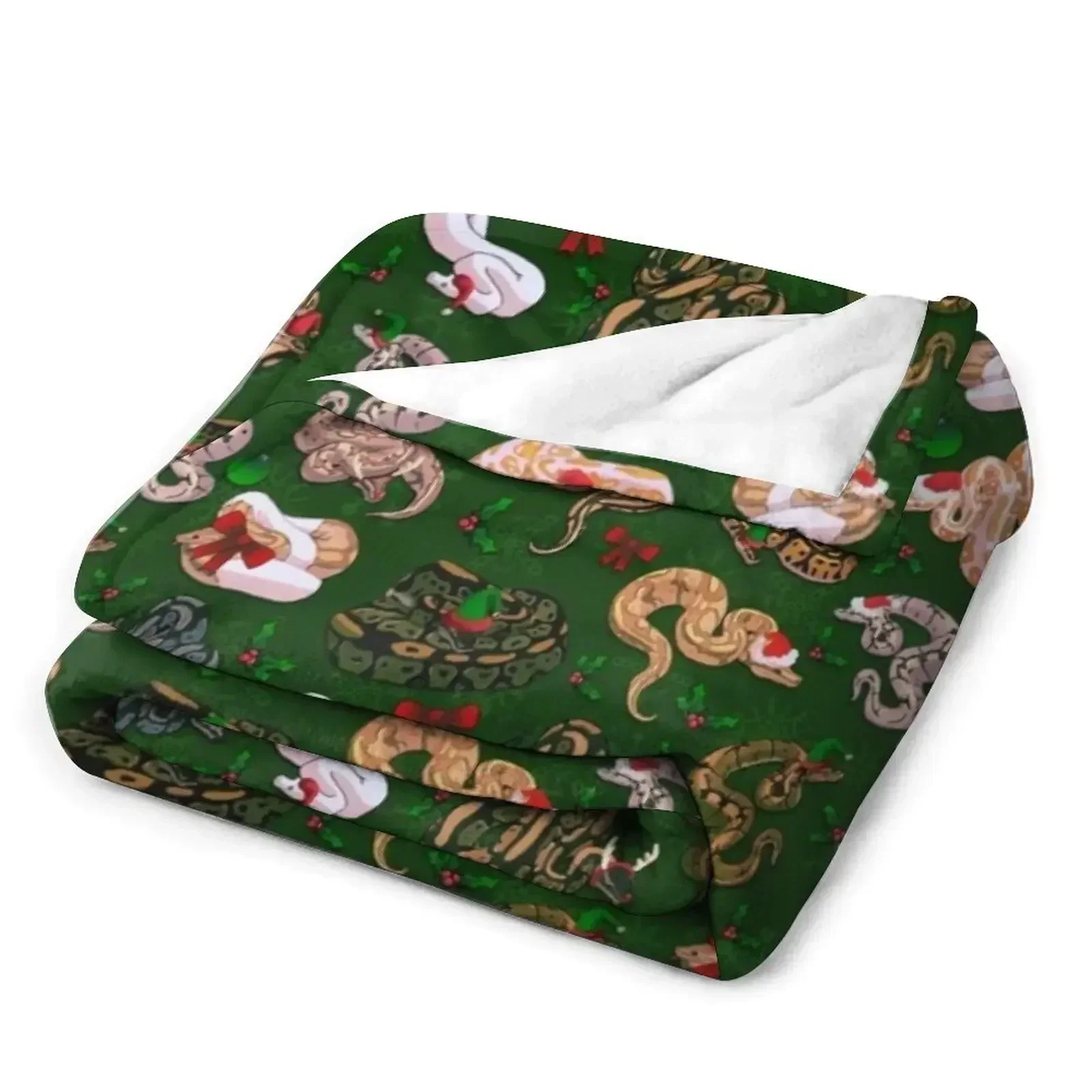 Мяч Python Morph XMas Holiday Плед Рождественские подарки Дизайнерские декоративные одеяла