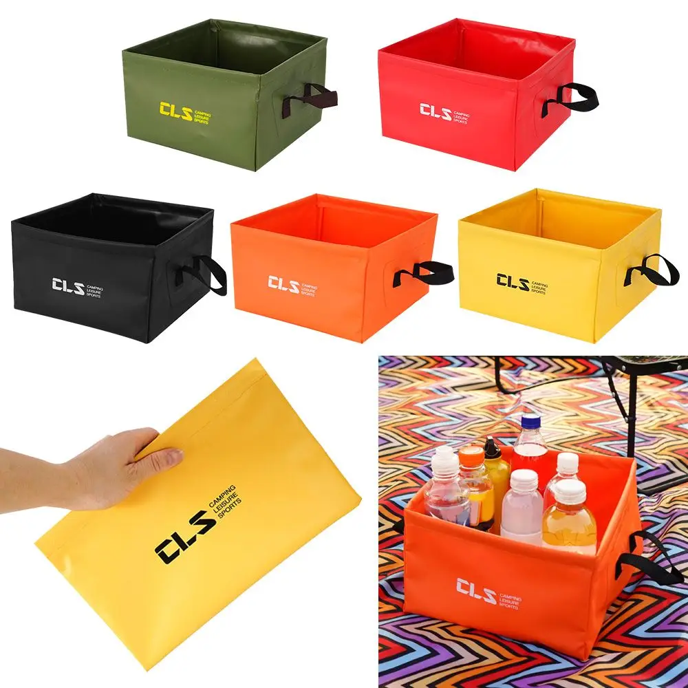 

Водонепроницаемая сумка для рыбалки и кемпинга на открытом воздухе, емкость для воды 13 л, складное ведро для воды