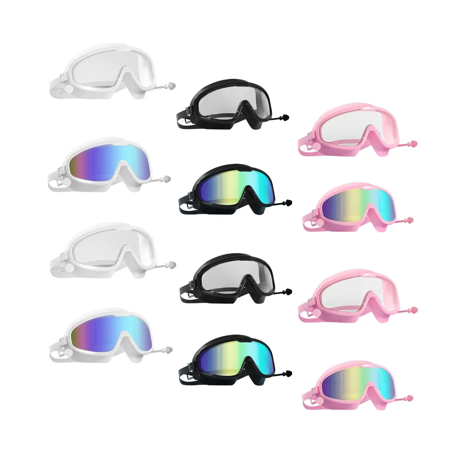 

Swimming Goggles Swim Glasses with Ear Comfortable Diving Eyewear