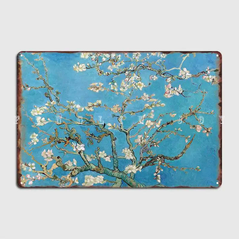 

Van Gogh Almond Blossom Metal Plaque Poster Pub Club Bar Create Poster Tin Sign Posters