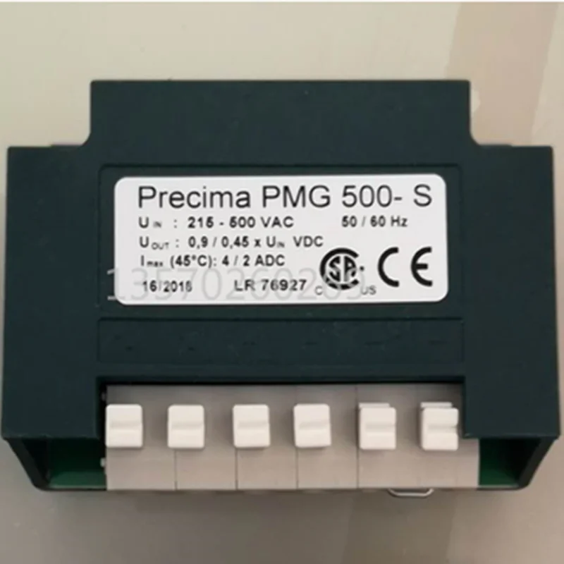 

Replaces PMG 500-S Transformer Rectifier 830199047 215-500 VAC 50/60Hz