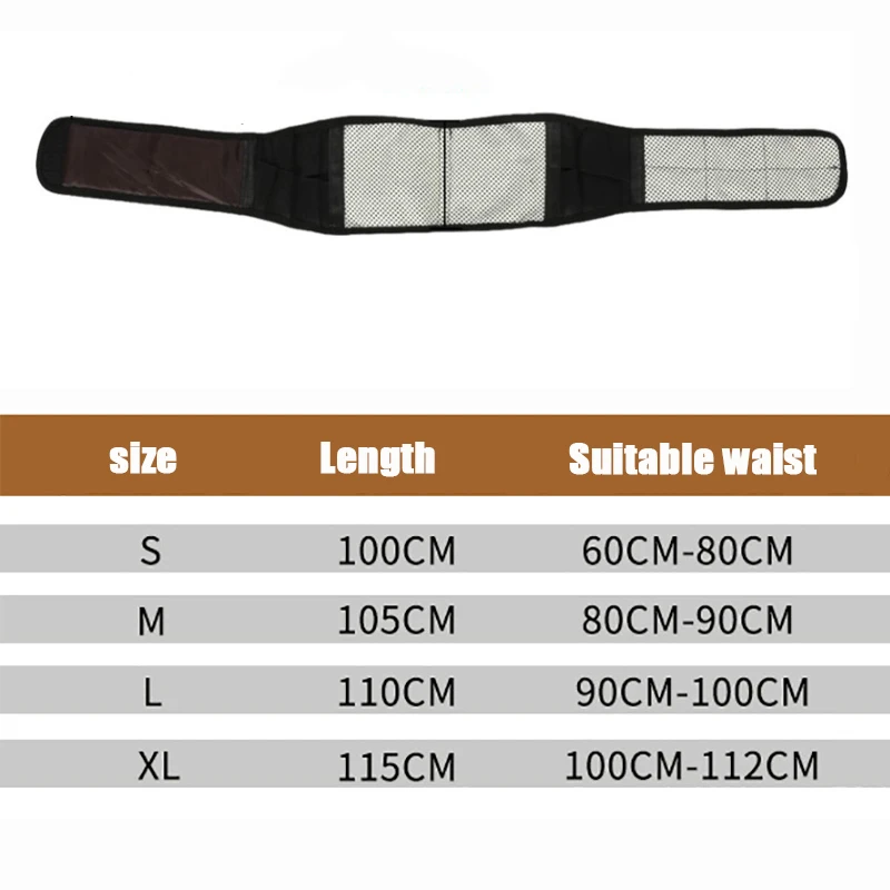 Регулируемый Пояс Для Фитнеса С Подогревом Массаж Поддержки Спины Контроль