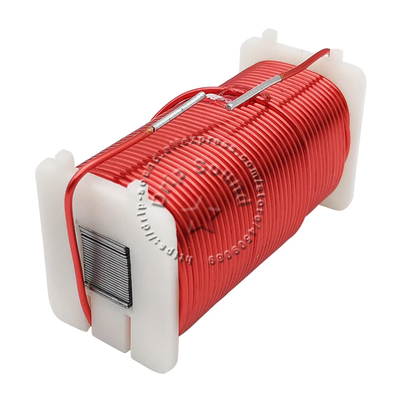 

1pcs 1.0mm 0.5mH-4.1mH Audio Amplifier Speaker Crossover Inductor With Iron Core 4N Oxygen-Free Copper Wire Coil #Red