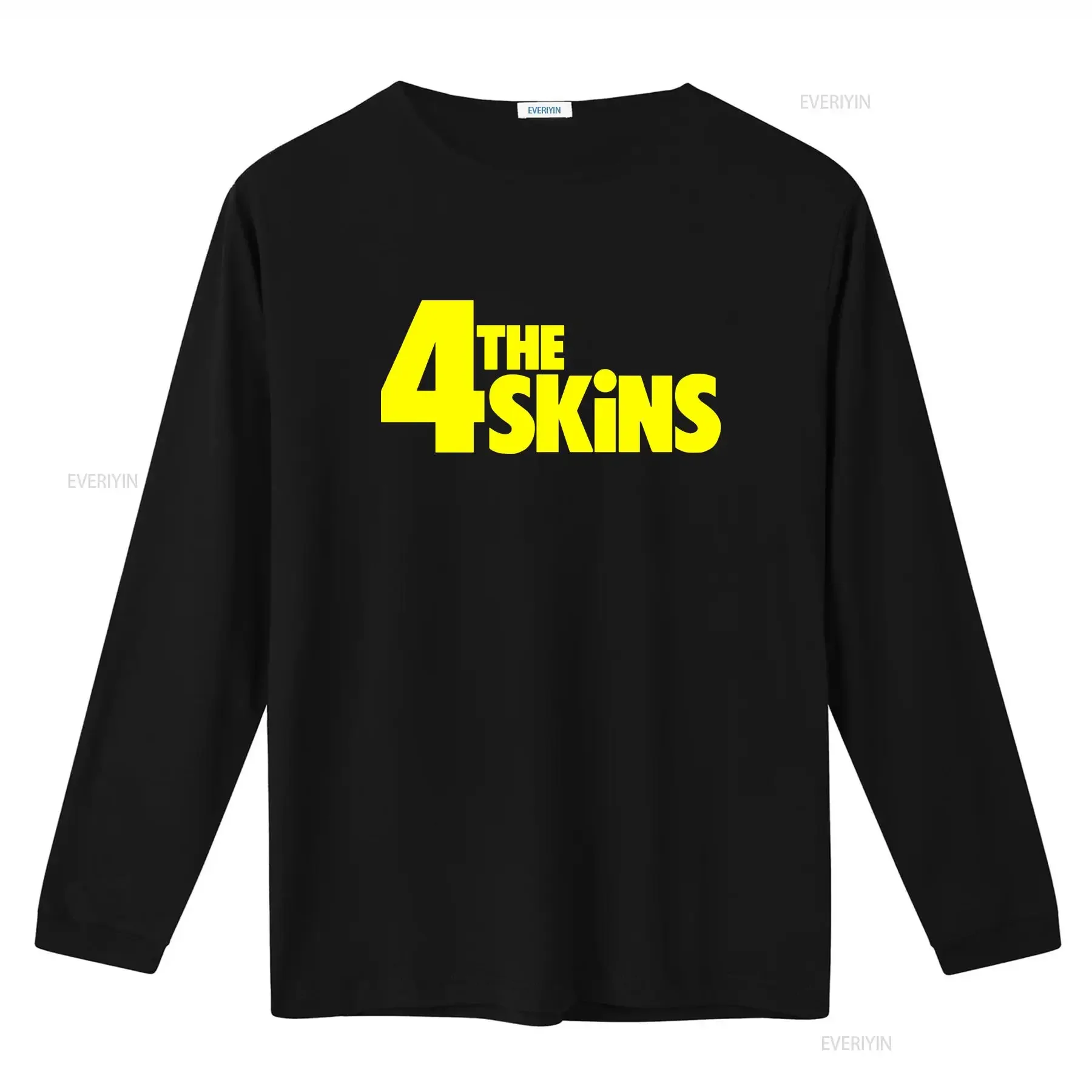 Фото Футболка SHOCKSTAR 4 SKINS в винтажном стиле, унисекс, повседневная, мягкая, слегка состаренная, удобная, для ежедневной носки, дизайнерская одежда №3