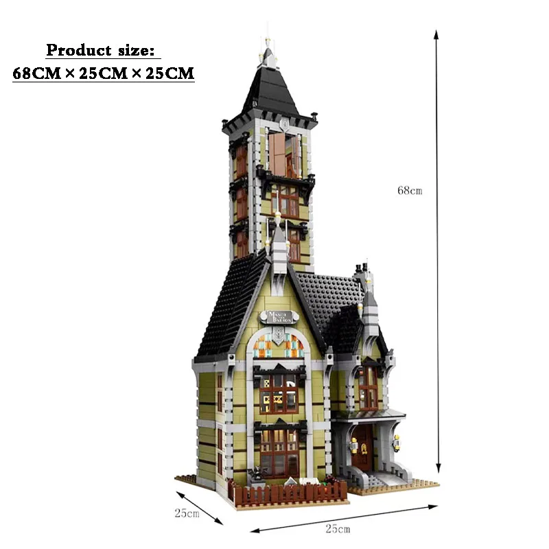 Новинка игрушки серии Дом с привидениями 3464 шт. 10273 Кирпичи совместимы 10753