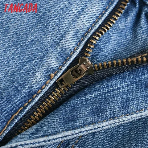 Джинсы Tangada женские рваные голубые