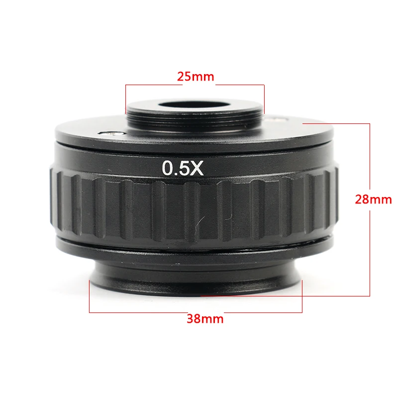 Фото Адаптер 1/2 x C-Mount Lens SZMCTV для тринокулярного стереомикроскопа VGA USB видеокамеры №1