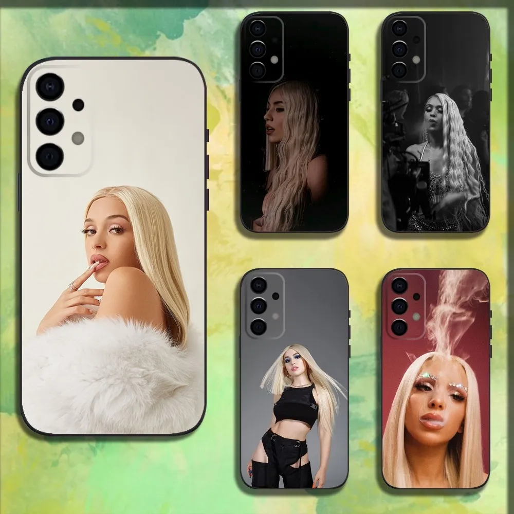 Singer B-Bad G-Gyal Phone Case For Samsung Galaxy A13 A21s A22 A31 A32 A52 A53 A71 A80 A91 Soft Black Cover