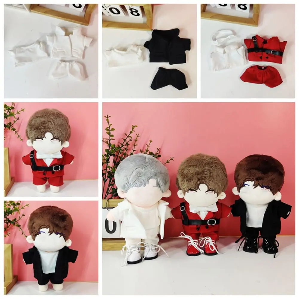 

20cm Doll Suit Formal Wear Fashion Outfit Idol Dolls Cos Clothes Changing Dressing Game Gift Playing House Cotton Stuffed