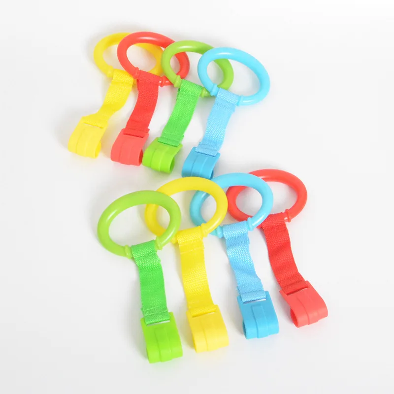 

1PC Pull Ring For Playpen Baby Crib Hooks General Use Hooks Baby Toys Pendants Bed Rings Hooks Hanging Ring Help Baby Stand