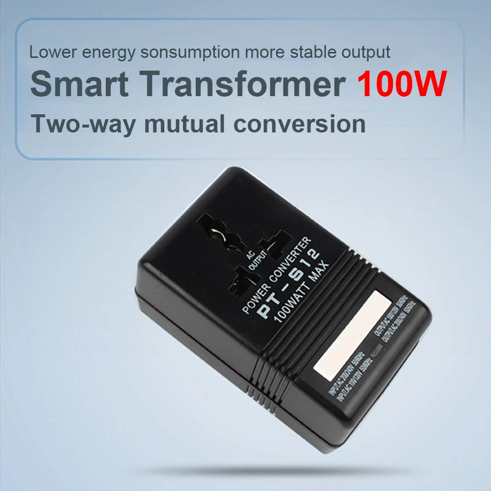 Новый PT-S12 AC 100 Вт 55-60 Гц максимальная мощность 110 В/120 В до 220 В/240 в двухсторонний
