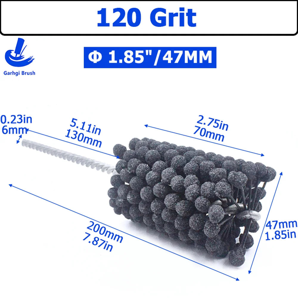 

Garhgi Brush Нейлоновая абразивная щетка для хонинга цилиндров 120 grit