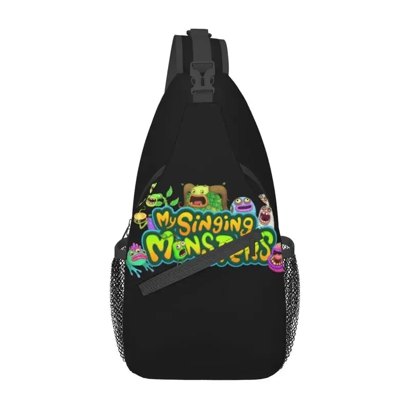 

Cool My Singing Monsters Sling Bag for Traveling Men's Crossbody Chest Backpack Shoulder Daypack