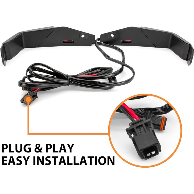 1 пара защитных накладок на телефон с фонариками для Can Am Ryker 600 900 спортивная и