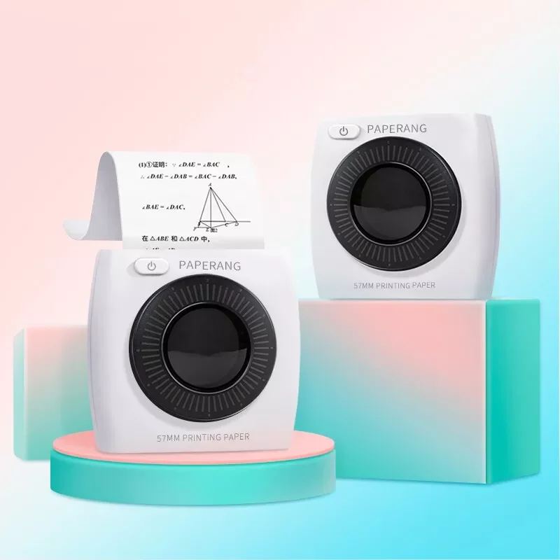 

PAPERANG P2 Pocket Printer 300dpi BT Wireless Printer Portable Thermal Printer for Photo Compatible with Android iOS Windows Mac