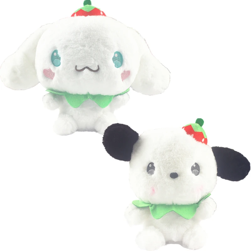 

Sanrio Cinnamoroll понравико серия клубничный торт Милая мультяшная плюшевая кукла кавайная мягкая заполняющая игрушка украшение для дома подарок на день рождения