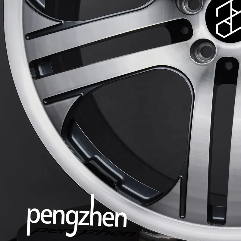 Pengzhen Five Spoke Design Gungray Finish 21-дюймовые кованые легкосплавные диски 5x112 для Mercedes Benz C Class
