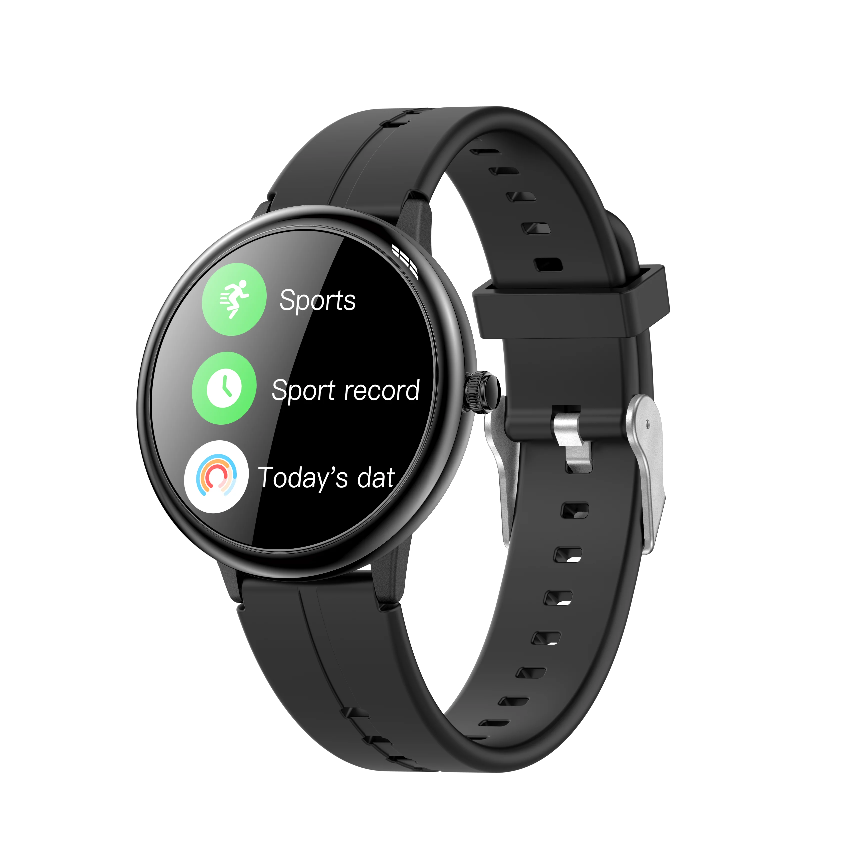 

R8 1.09" Round Screen Full Touch Smart Watch Heart Rate Blood Pressure Female Physiological Cycle Health Monitor Sports Watch