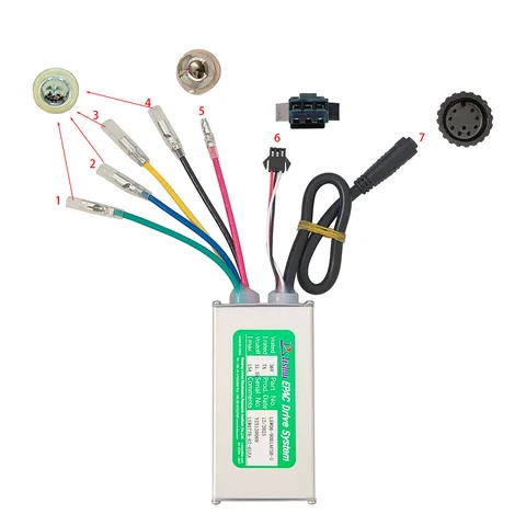 Контроллер LSW0778-02-01EA 36В 15А для электровелосипеда