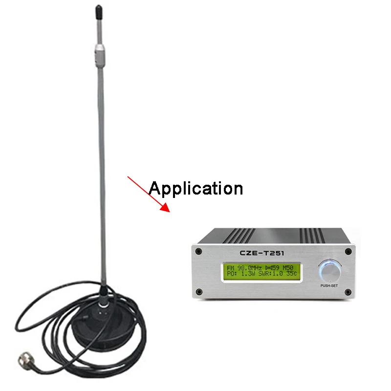 

Automobile Broadcast Antenna for 25w FM Transmitter CZE-T251