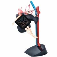 anime darling in the franxx zero two action figure mf national team 02 sexy girl pvc beautiful girl swimsuit collectible 34cm