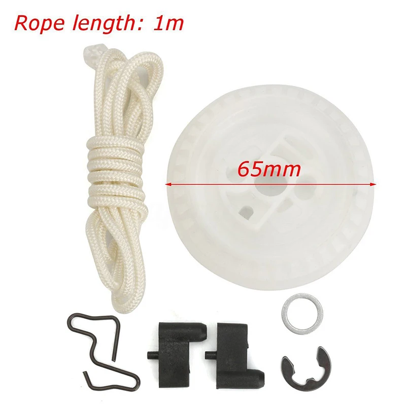 65mm/2.6 Inches Recoil Starter Rope Pulley & Pawl For Stihl 021 023 025 M 10 M 30 M 50 Brushcutter Garden Power Tools