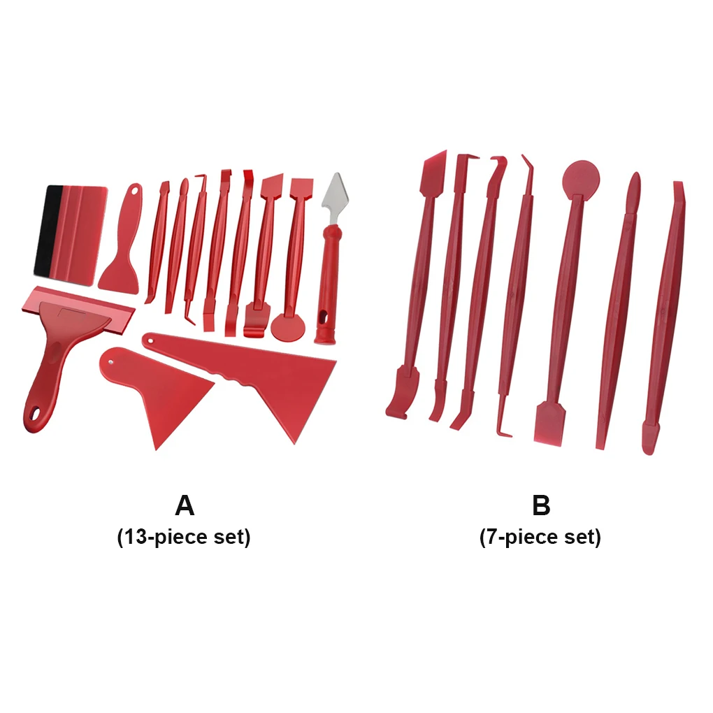 

Car Vinyl Film Wrapping Installation Tools Windshield Interior Sticker Decal Portable Plastic Scraper Set Accessory