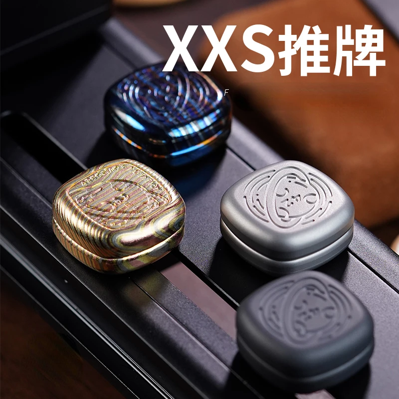 Steal Sister XXS Push Card Cross Limit Metal EDC out-of-Print Pop Coin Useful Tool for Pressure Reduction Stress Relief Toy