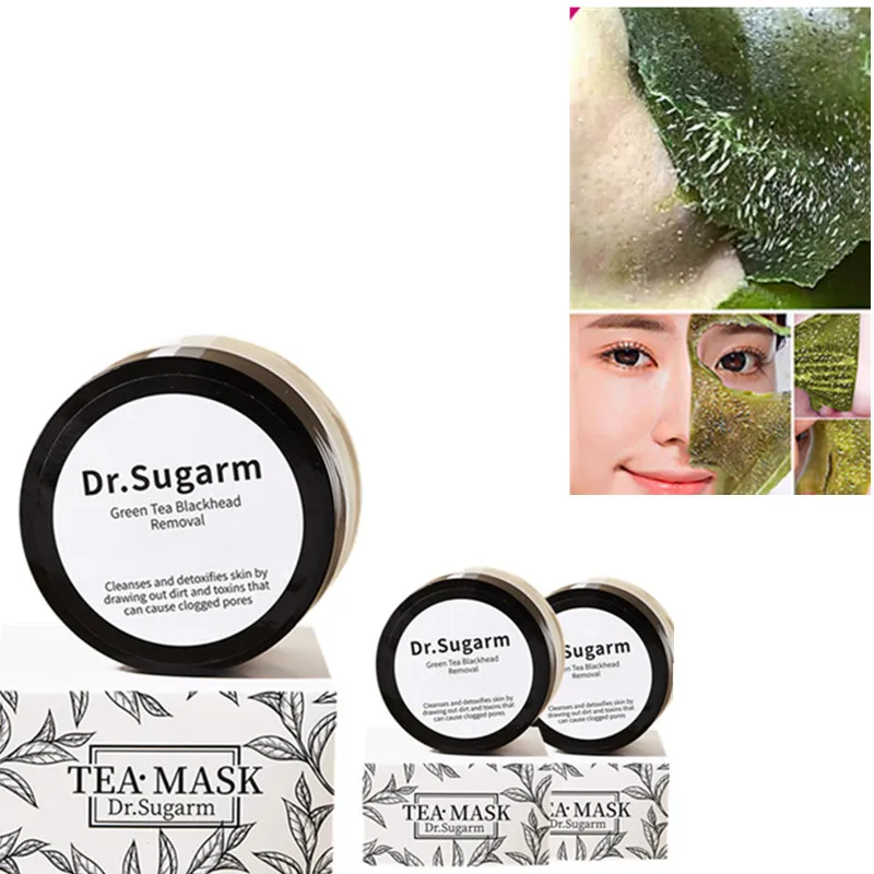 

150 г, зеленая чайная маска Dr.Sugarm, порошок для удаления черных точек, уход за кожей, красота, здоровье, корейская косметика