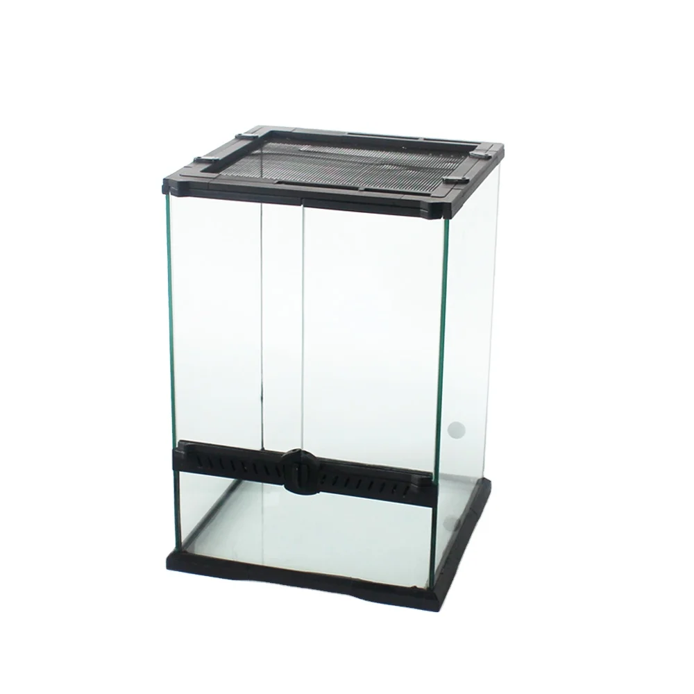 

Wholesale hot sale glass reptile terrarium reptile rainforest tank Vertical