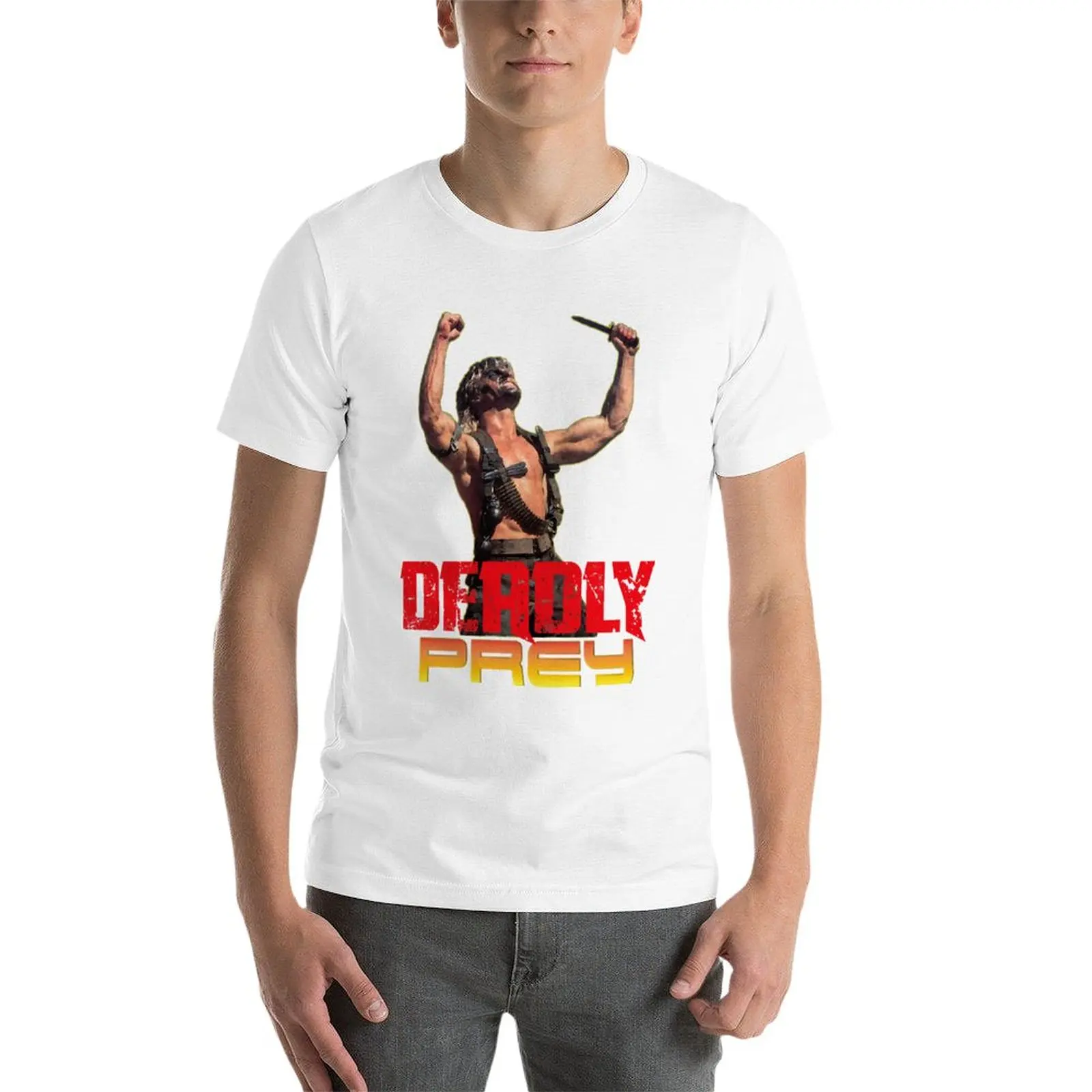 Новинка футболка с имитацией сериала смертоносная добыча футболки для мальчиков