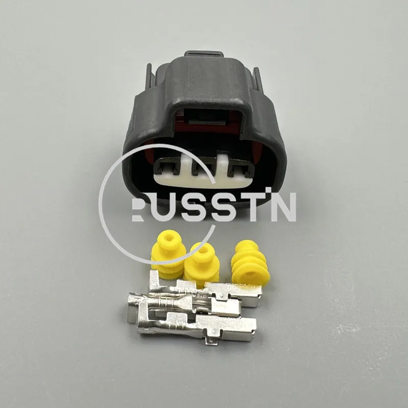 

1 комплект, 3-контактная автоматическая розетка переменного тока в сборе 6189-0099 для датчика карты VSS Toyota 1JZ 2JZ 90980-10841 вакуумный разъем давления турбонаддува