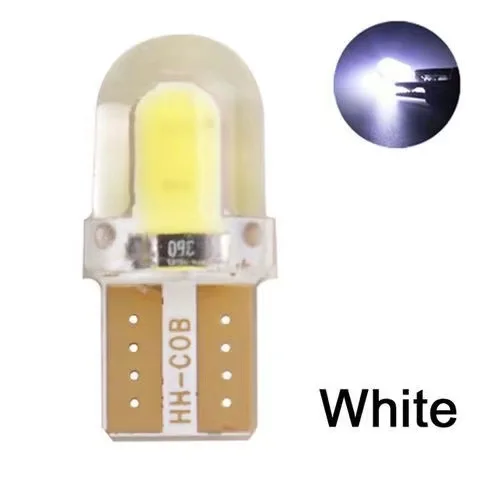 

10 шт., лампы T10 W5W для номерного знака, 12 В